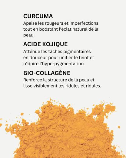 Anti Dark Spot & Radiance Mask: Turmeric, Kojic Acid, Collagen
